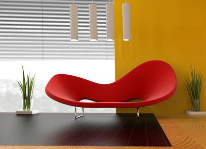 Designer-Stil im Wohnzimmer