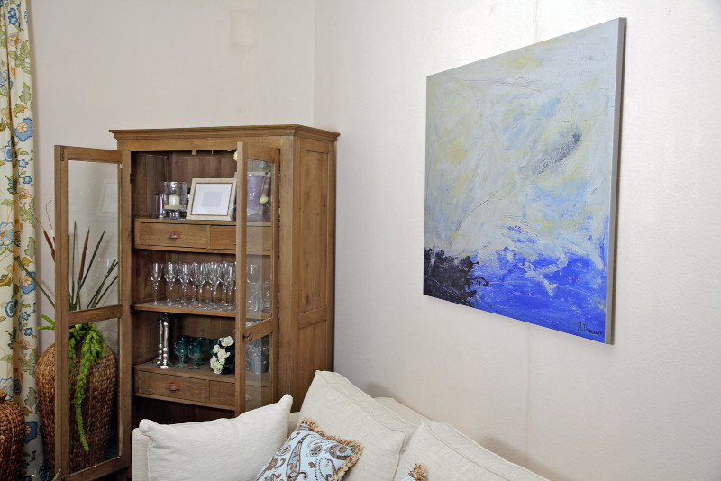 Gemälde im Wohnzimmer aufhängen